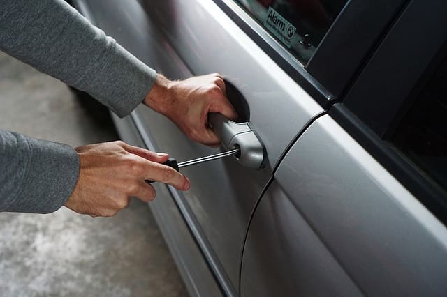 stealing a car 